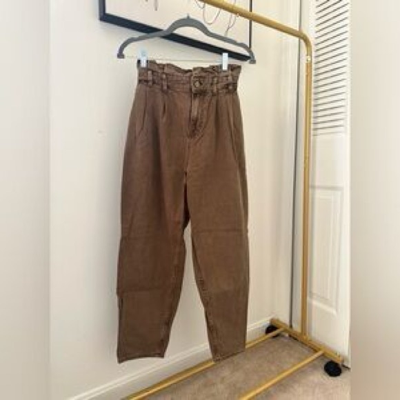 ZARA BAGGY BALLOON JEAN - Picture 1 of 6